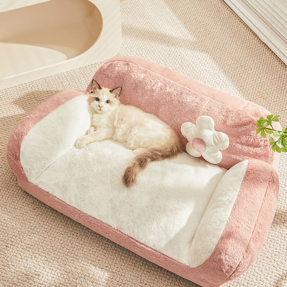 Fashion Leisure Plush Warm Cat Sofa Bed