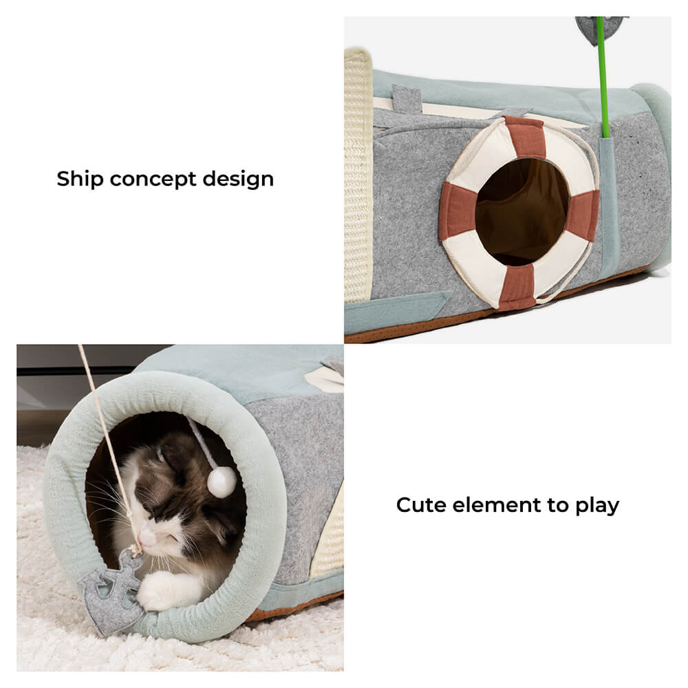 Cat store tube bed