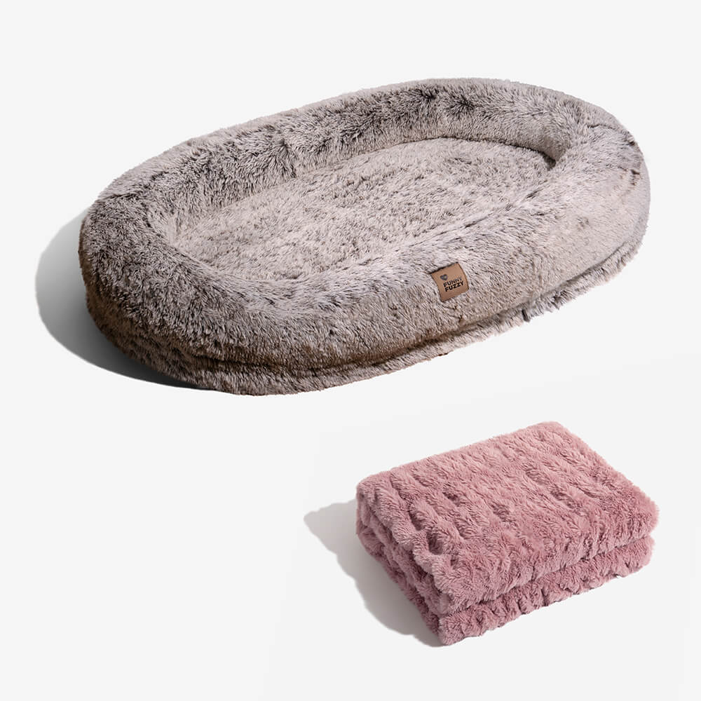 Frisco quilted shop fleece pet bed