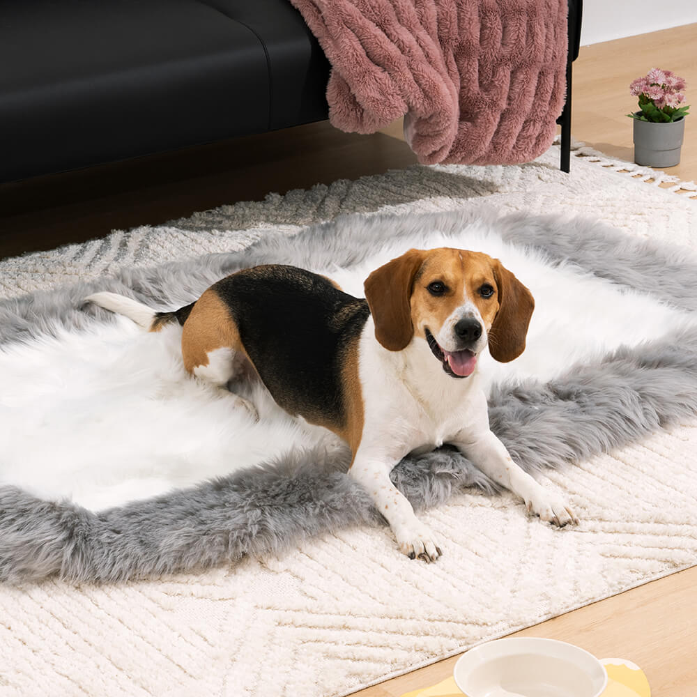 Faux fur rug outlet dog bed