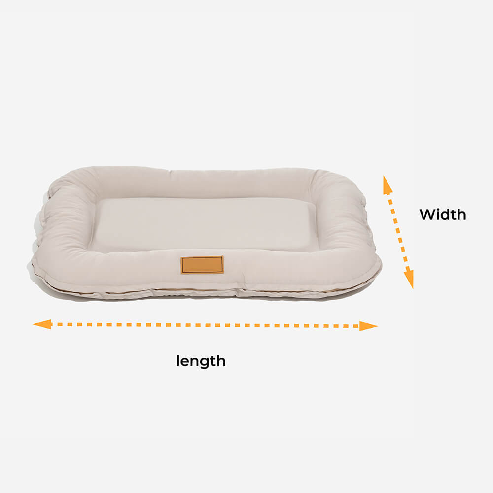 Memory foam 2025 bolster dog bed