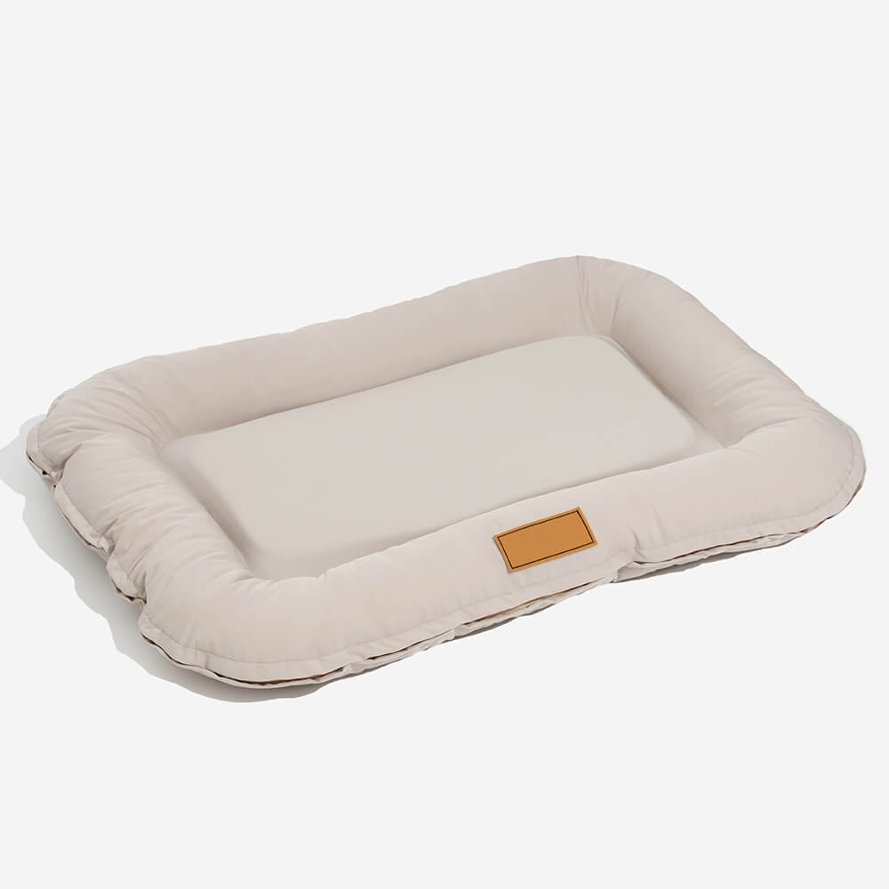 Memory foam clearance bolster dog bed