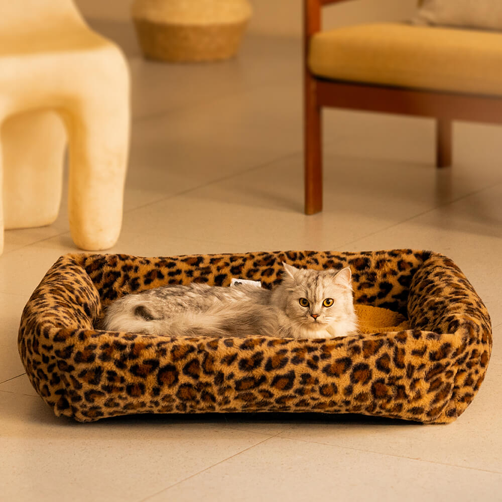 Leopard sale dog bed