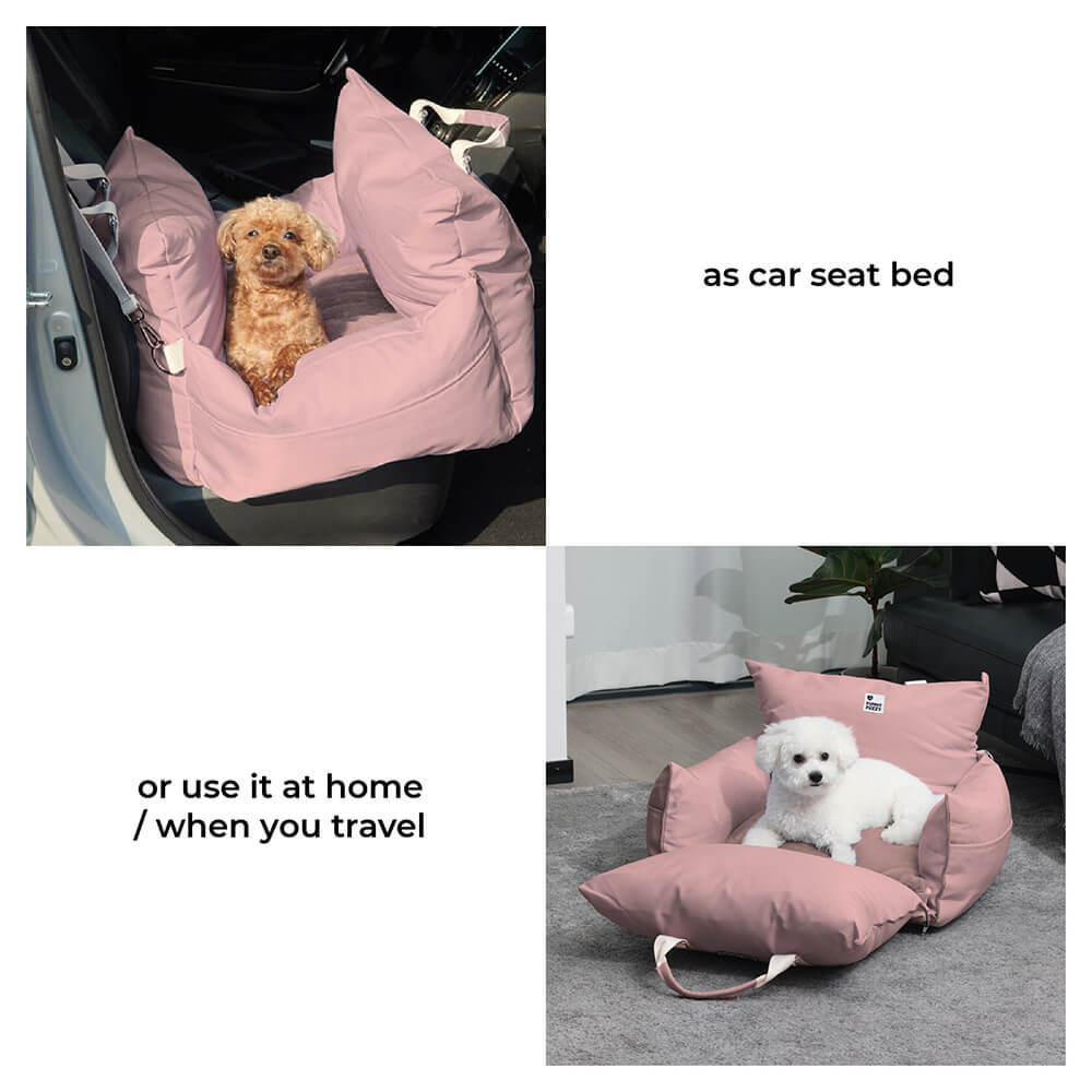 Waterproof Travel Dog Car Seat Bed - Gym Bag