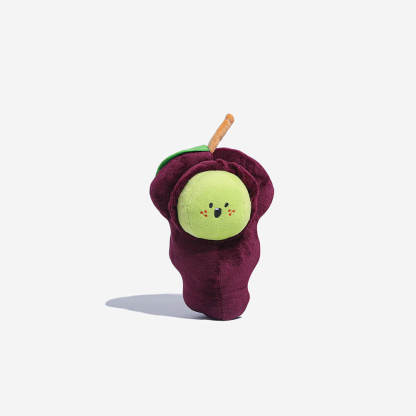 Plush Squeaky Dog Toy - Fruit