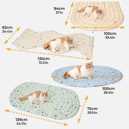 Geometric Elements Terrazzo Patterned Human Mat Dog Blanket