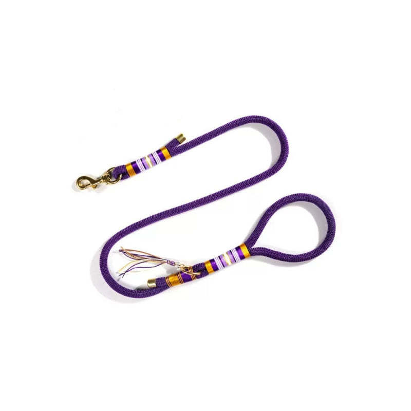 Hand-knitted Rope Dog Training Walking Leash