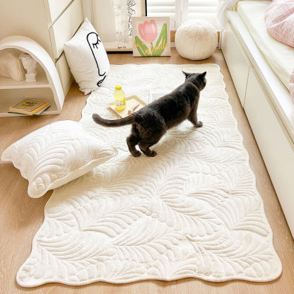 Leaf Cotton Mat Anti-scratch Protective Couch Cover