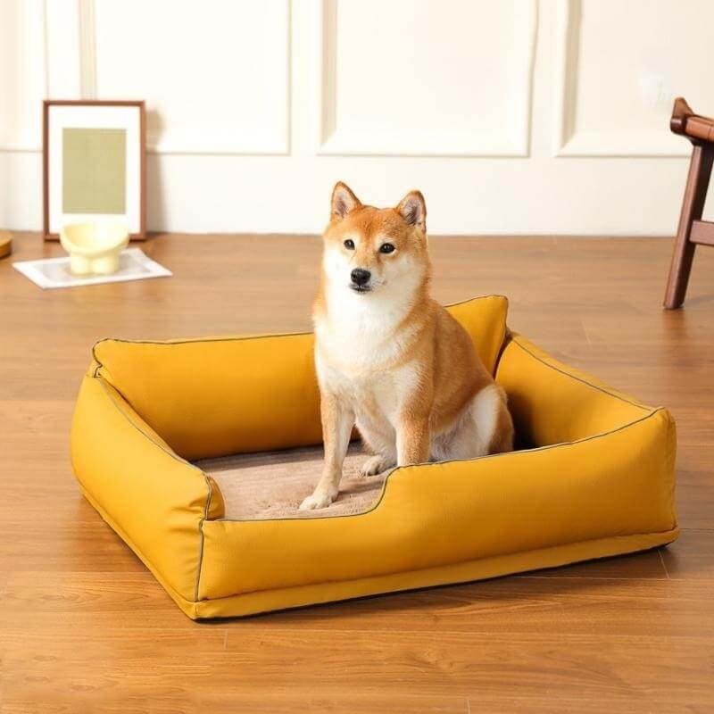 Leathaire Scratch Resistant Orthopaedic Bed Dog Bed