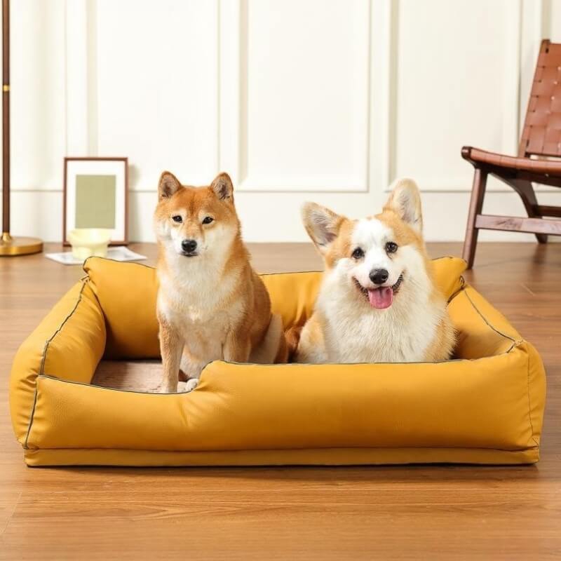 Leathaire Scratch Resistant Orthopaedic Bed Dog Bed