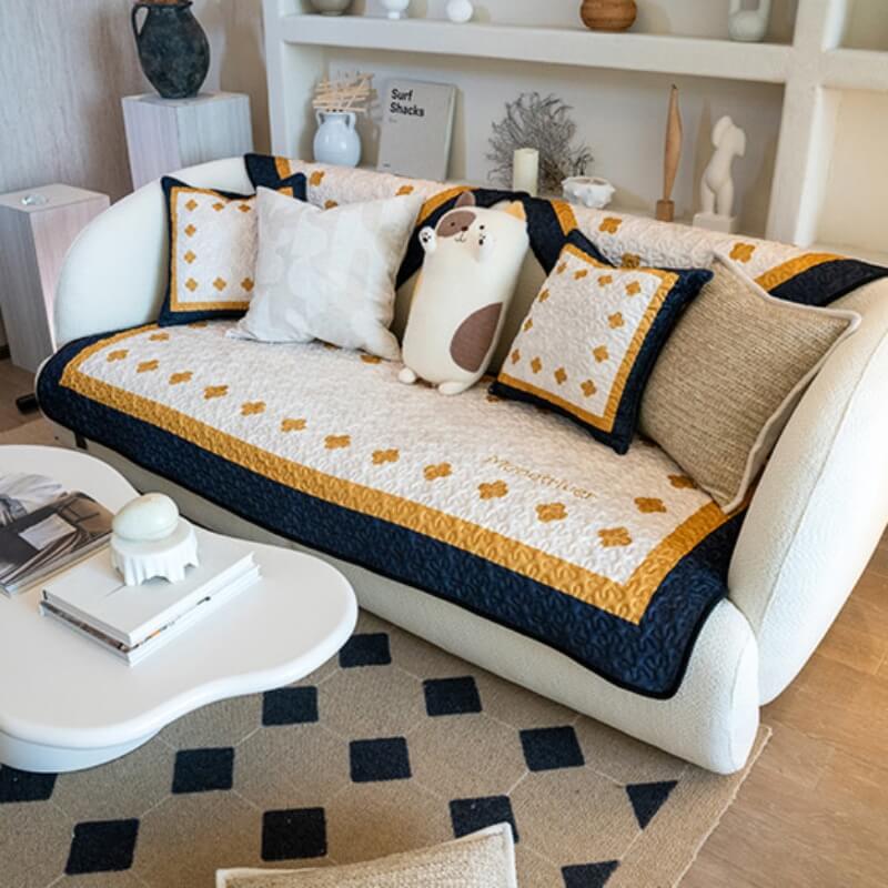Light Luxury Cotton Sofa Cover Anti-Scratch Furniture Protective Couch