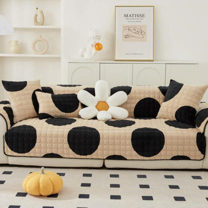 Milk Velvet Furniture Protector Non-slip Sofa Cover