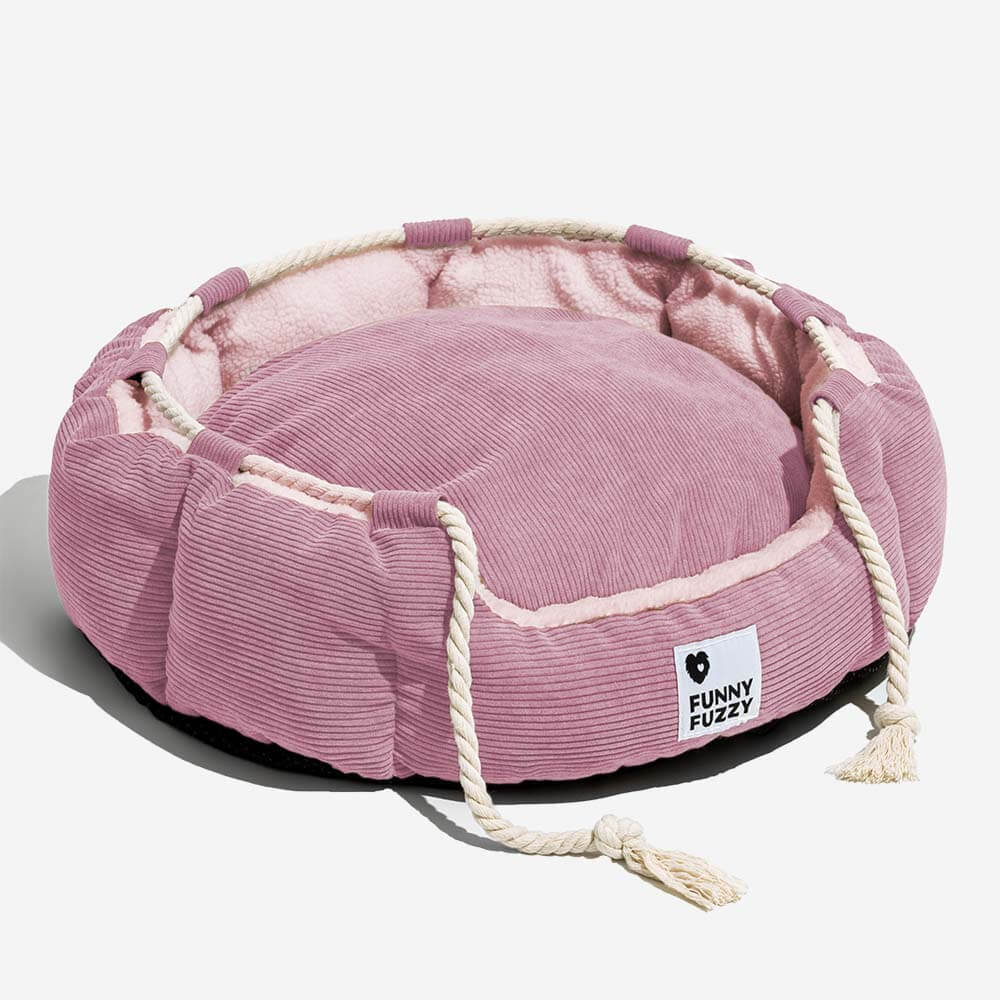 Playful Pull Rope Pet Bed Adjustable Chew-Resistant Dog & Cat Bed-FunnyFuzzyUK