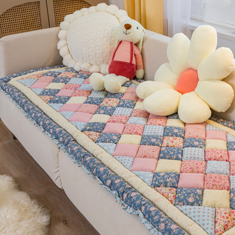 Pure Cotton Patchwork Sofa Cover