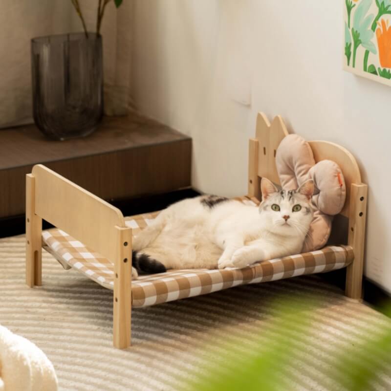 Stackable Fun Wooden Cat Bed