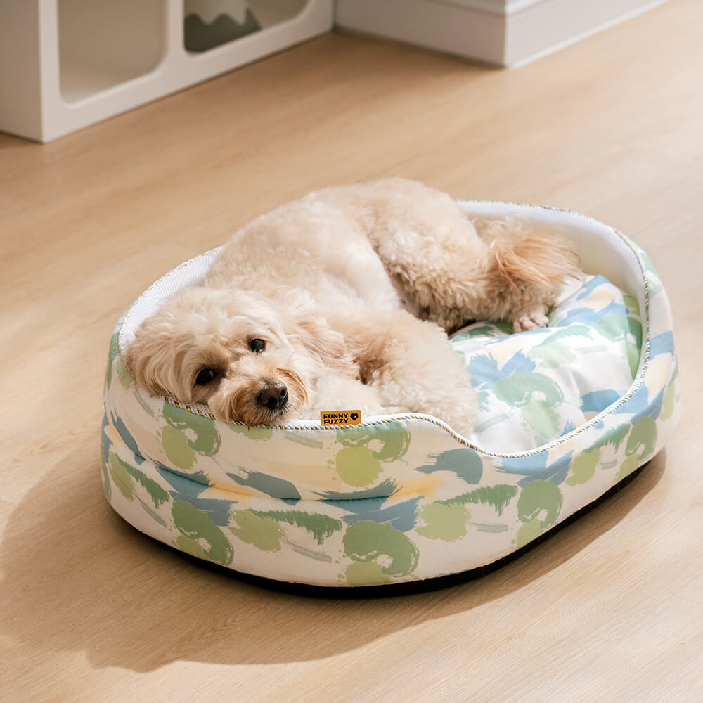 Summer Cool Bed Oval Breathable Dog Bed