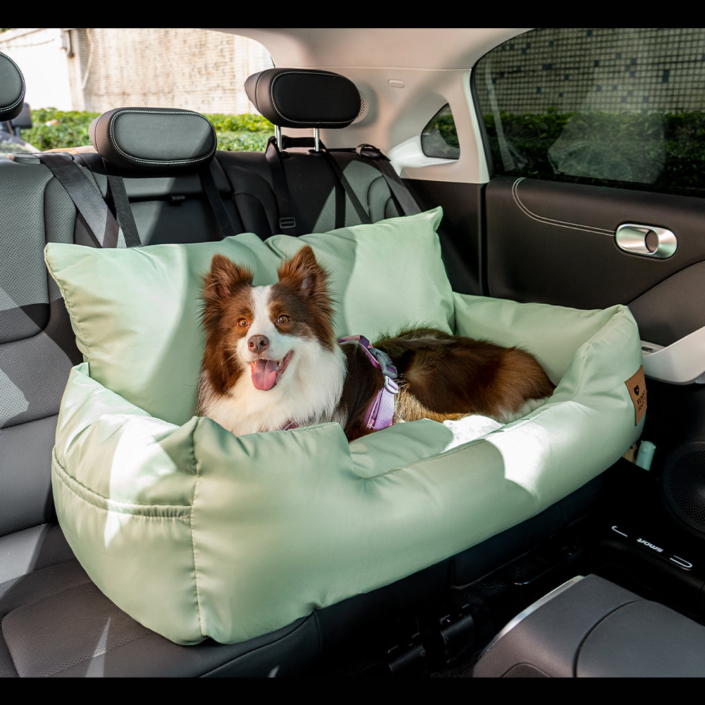 Traversin de voyage de sécurité pour chien de taille moyenne et grande  taille, lit de siège arrière de voiture-FunnyFuzzyUK