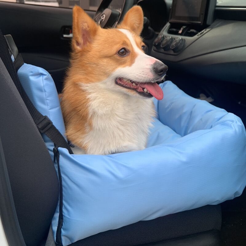 Siège de sécurité de voiture étanche pour animaux de compagnie de voyage,  lit de siège de voiture pour chien-FunnyFuzzyUK
