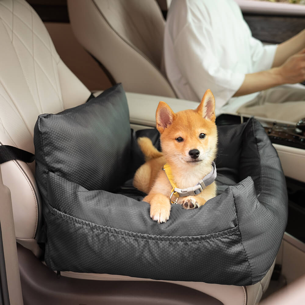 Lit de siège de voiture pour chien traversin de voyage  imperméable-FunnyFuzzyUK