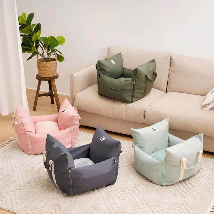 Waterproof Travel Dog Car Seat Bed Gym BagFunnyFuzzyUK