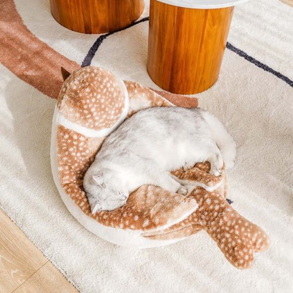 Funny Long Neck Green Duck Cat Bed