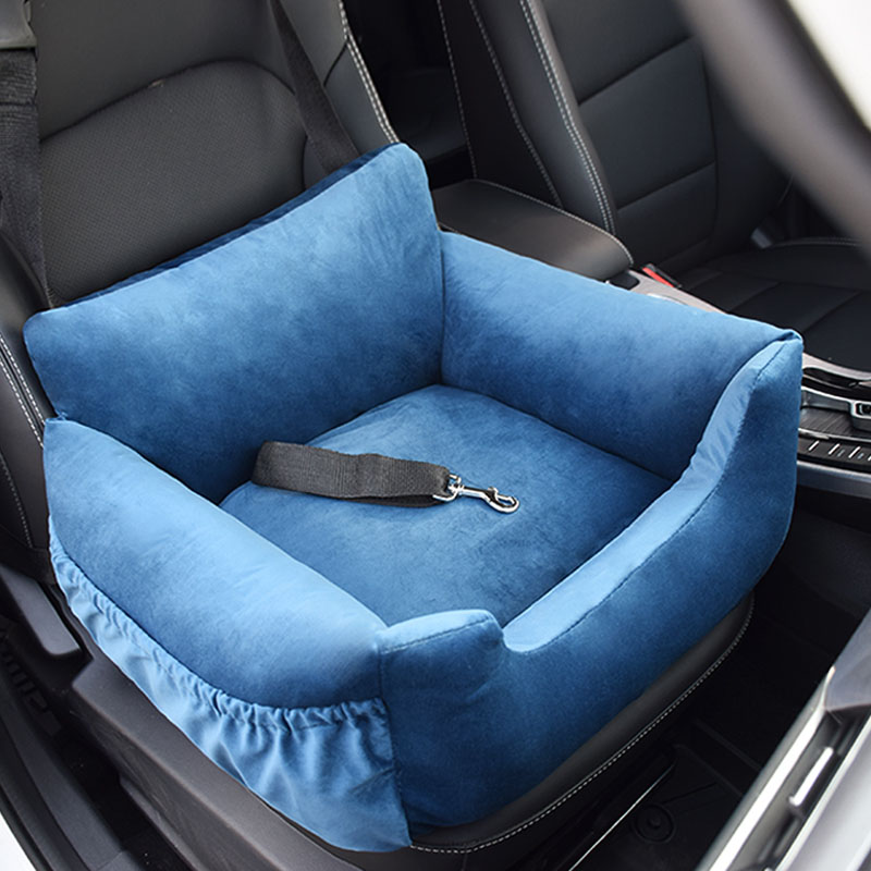 Soft Velvet Removable Safety Dog Car Seat
