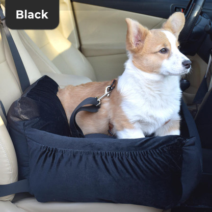 Soft Velvet Removable Safety Dog Car Seat