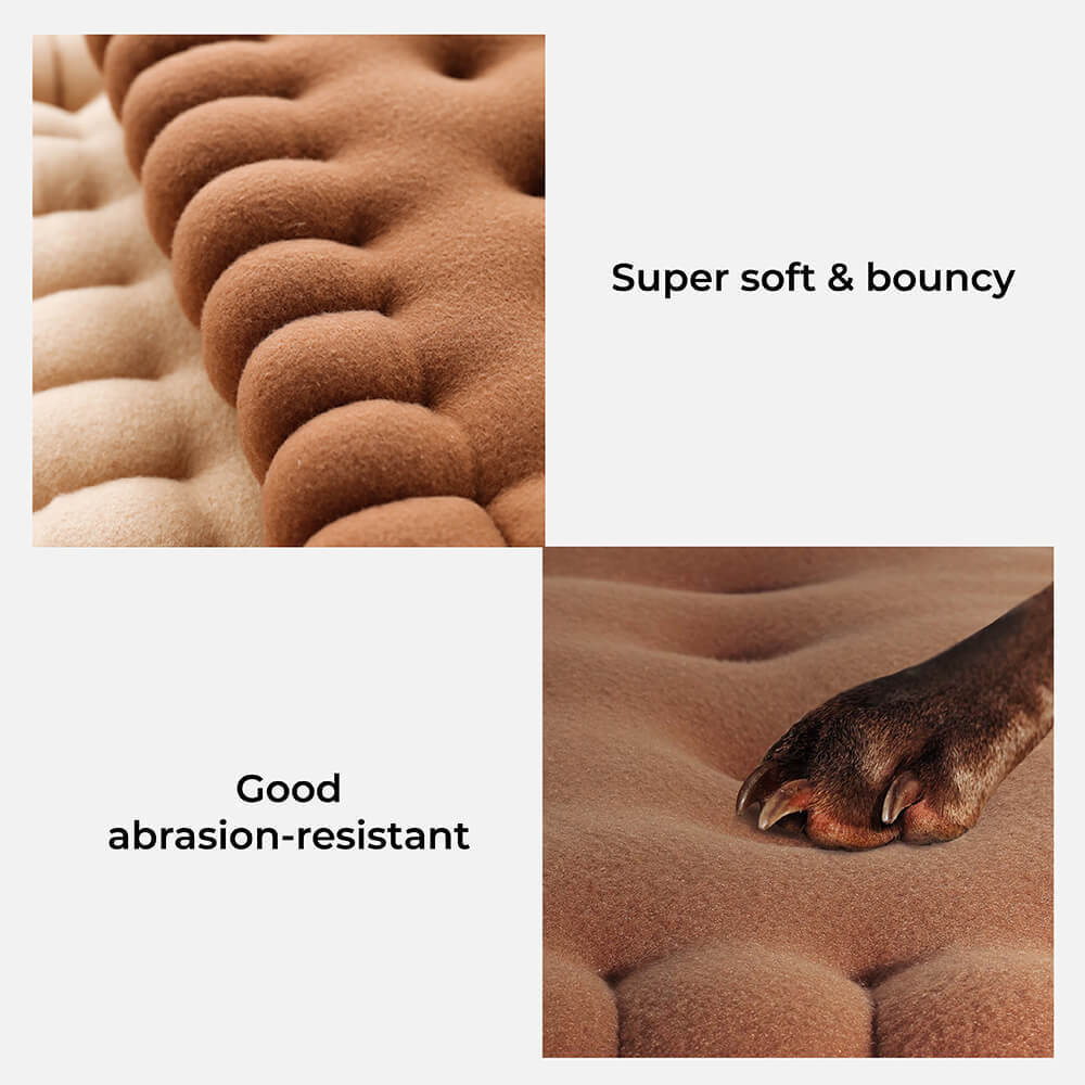 Biscuit Anti-fatigue PP Cotton Cushion Bed-FunnyFuzzy