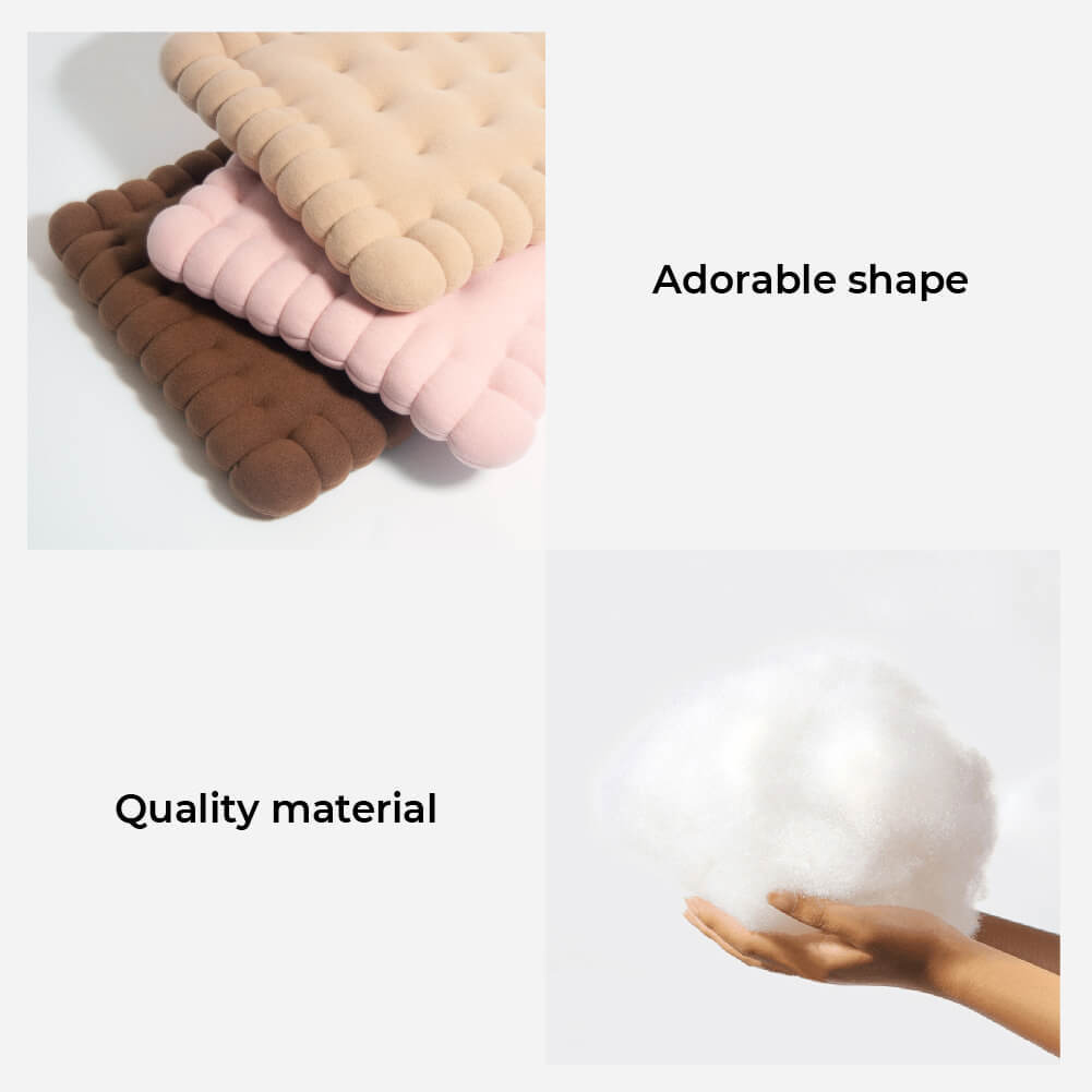 Biscuit Anti-fatigue PP Cotton Cushion Bed-FunnyFuzzy