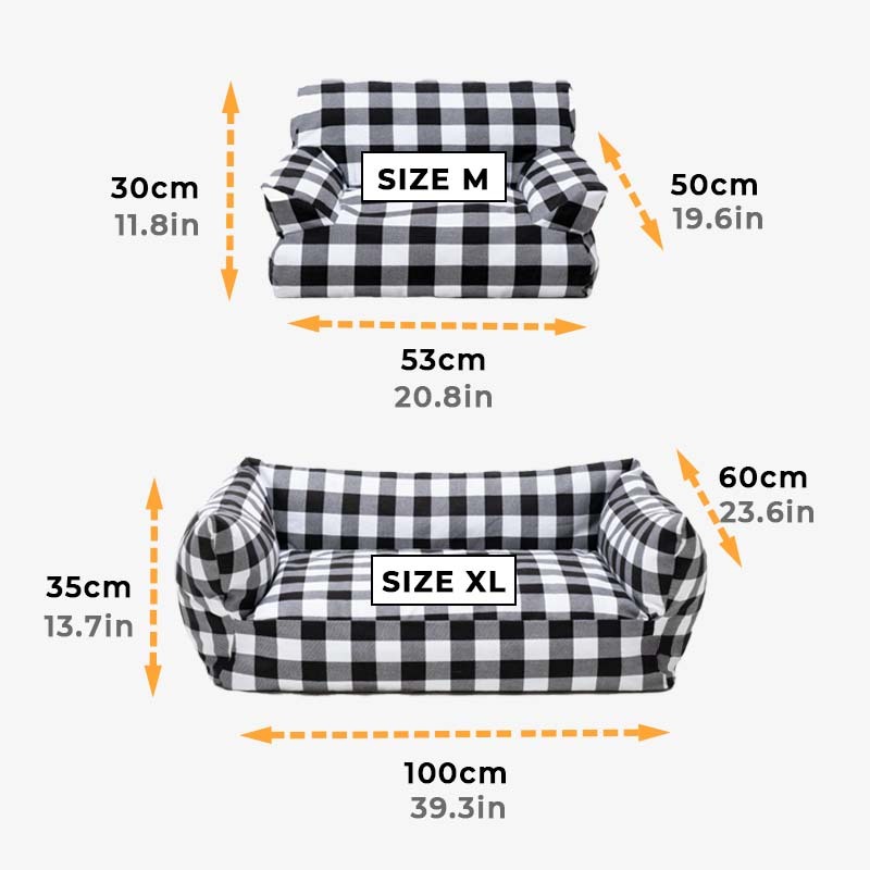 2 in 1 Cooling Dog & Cat Sofa Cushion Bed for Summer