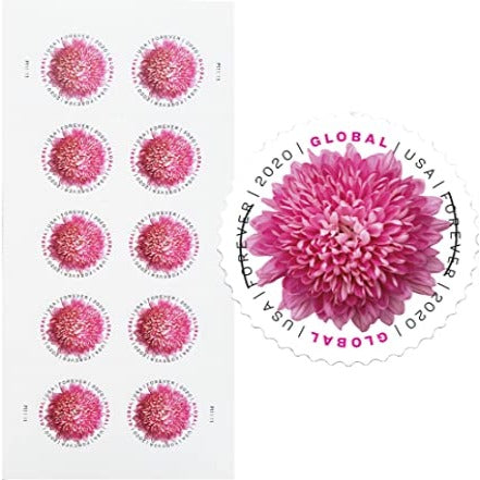 GlobalChrysanthemum International Stamps | US Postage Forever Stamps