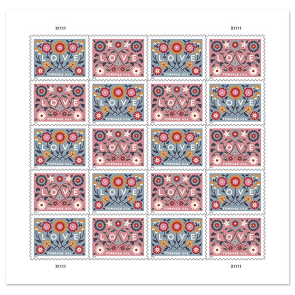 2022 Love Forever First Class Postage Stamps｜first us forever stamp