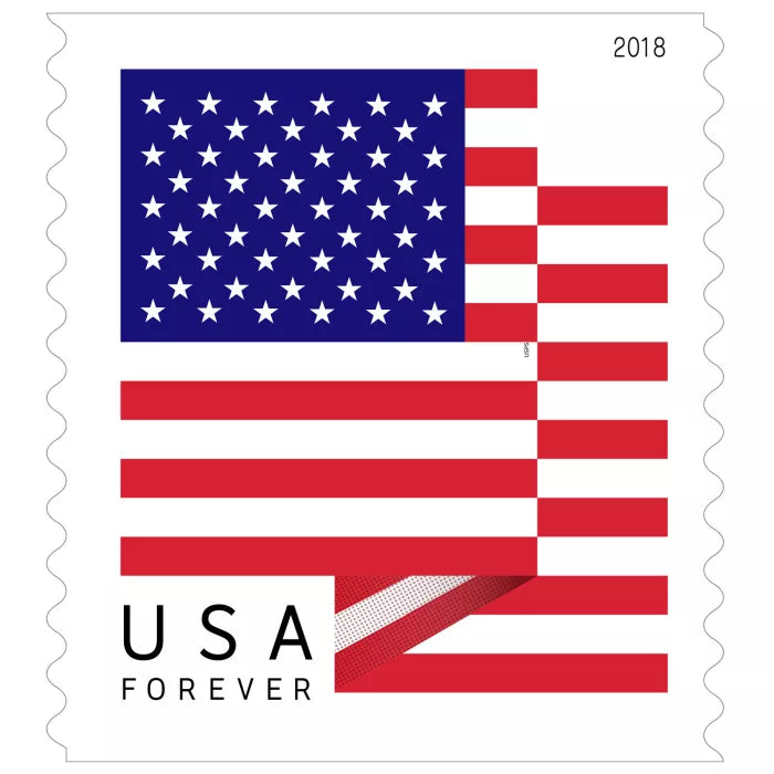 2018 U.S. Flag  Forever First Class Postage Stamps