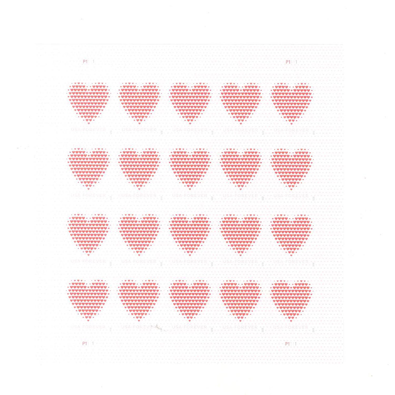 Made of Hearts Forever First Class Postage Stamps | Us Postage