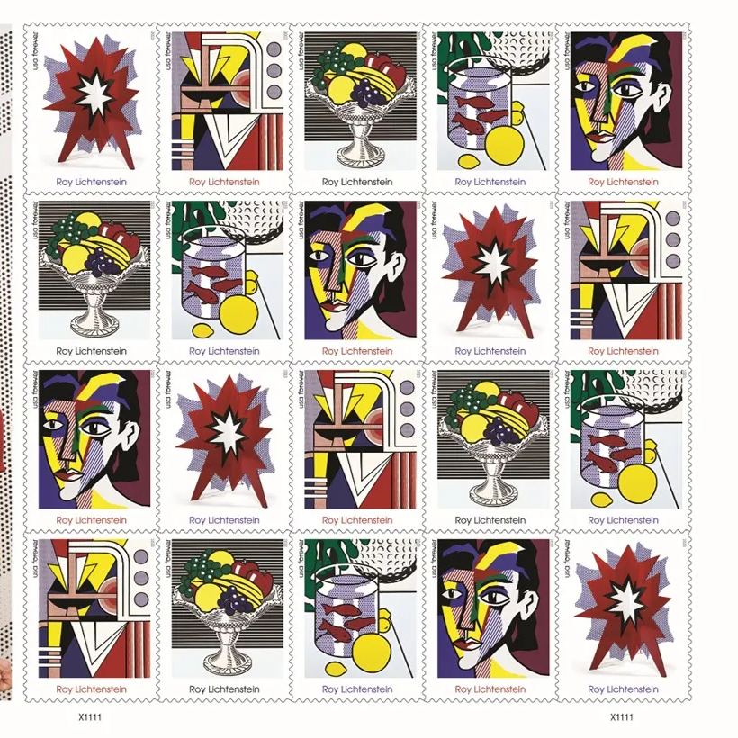2023 Roy Lichtenstein’s Pop Art Forever First Class Postage Stamps