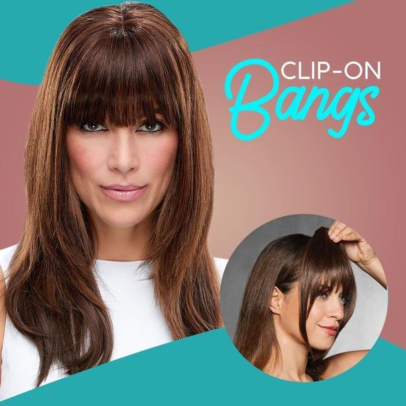 HOT SALE🔥 45% OFF| Seamless 3D Clip-In Bangs Hair Extensions