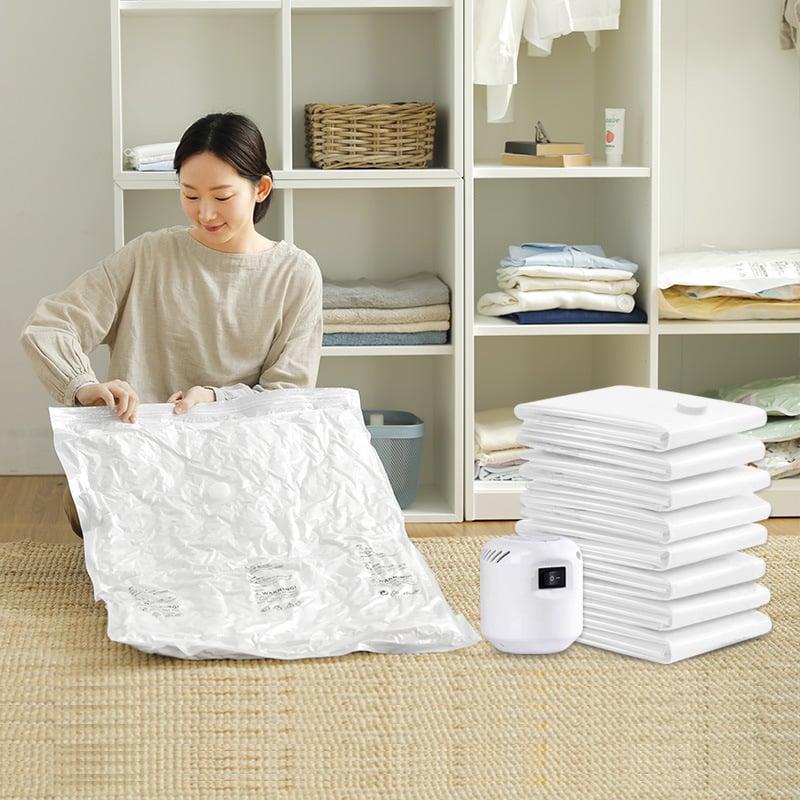 💥Last Day 60% OFF💥Durable Electric Vacuum Compression Bag👍75% More Storage!