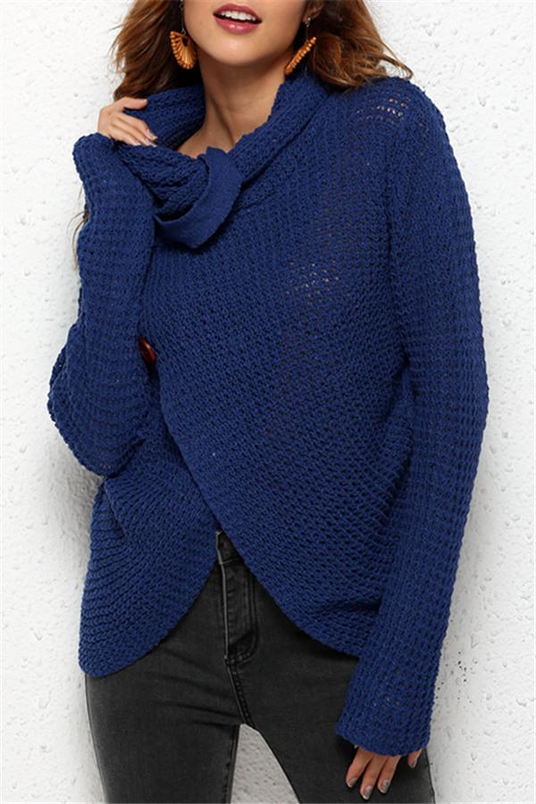 Just For You Sweater Cardigan - Blue Cardigans VICI M Blue 