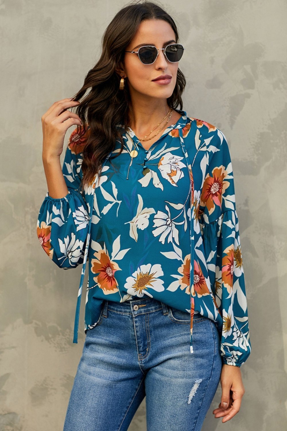 Loose Lantern Sleeve Shirt - Pavacat