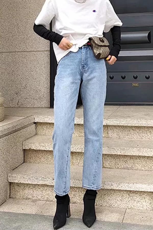 Outdoor Vintage Straight Jeans Jeans 5201902191238 L lightblue 