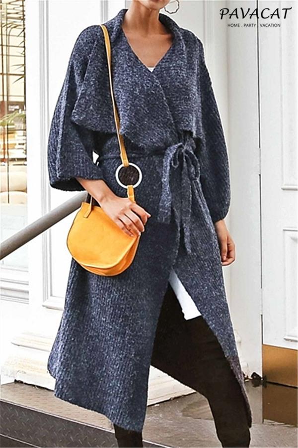 Sash Elastic Ladies Cardigan Cardigans Aliexpress S 