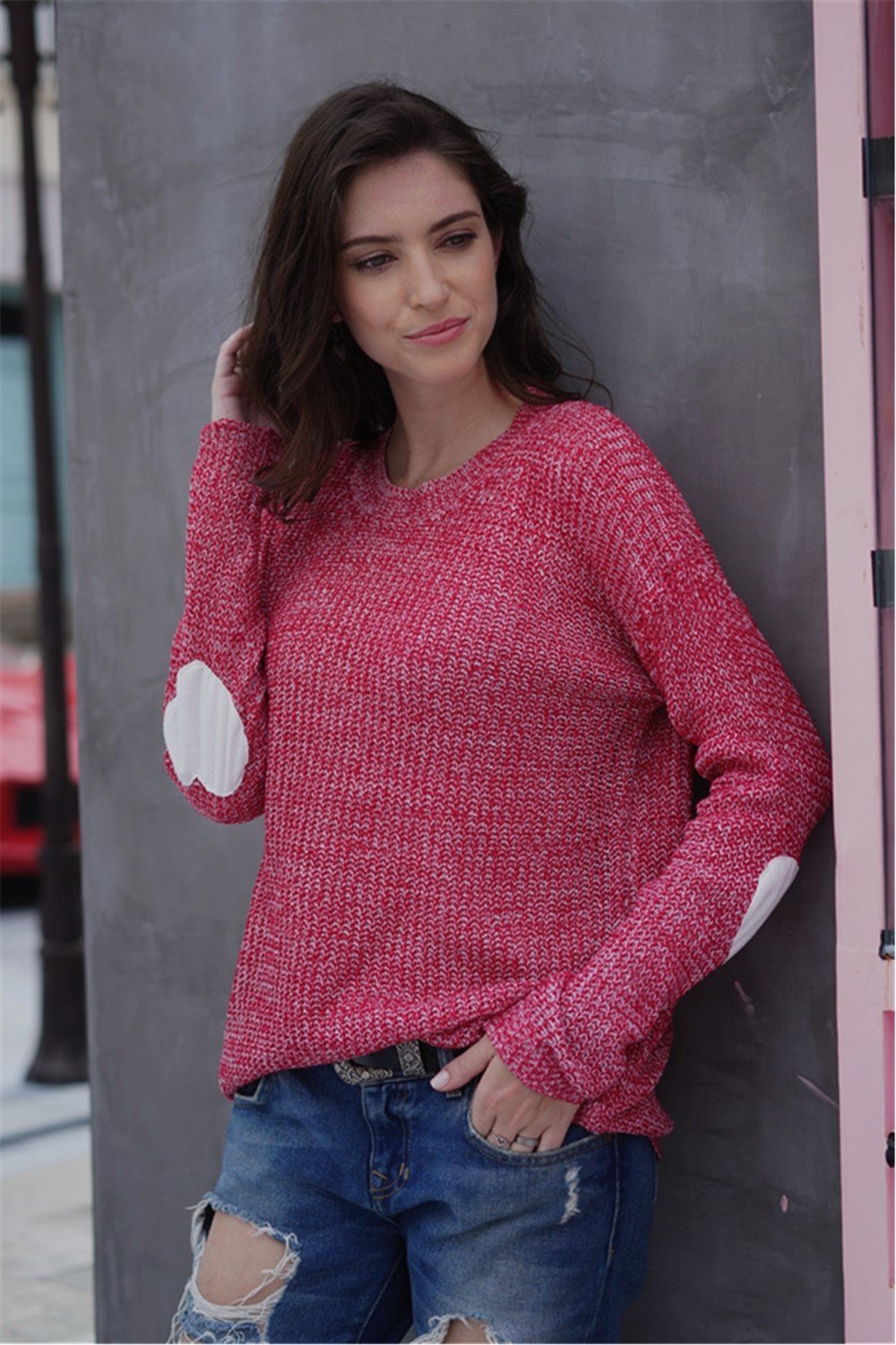 Shape of The Heart Knit Pullover - Pavacat