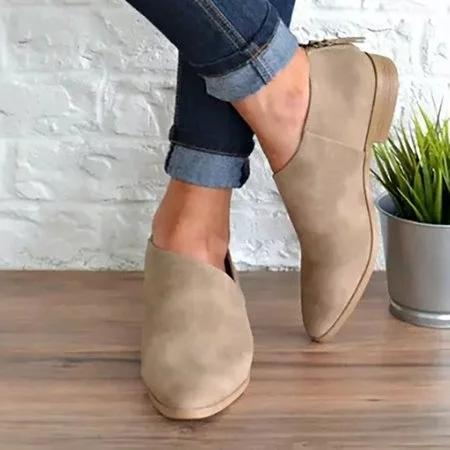 Simple Comfort Classic Slip On Shoes Sandals Pavacat US5.5(LABEL SIZE 35) Khaki 