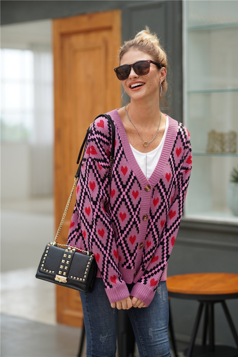 Single Breasted Short Cardigan - Pavacat