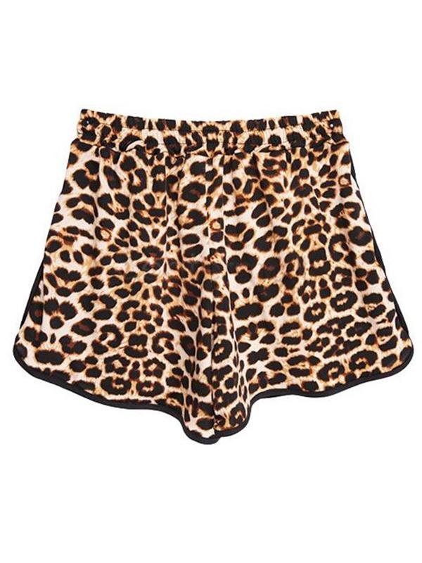 Summer Beach Leopard Print Shorts - Pavacat