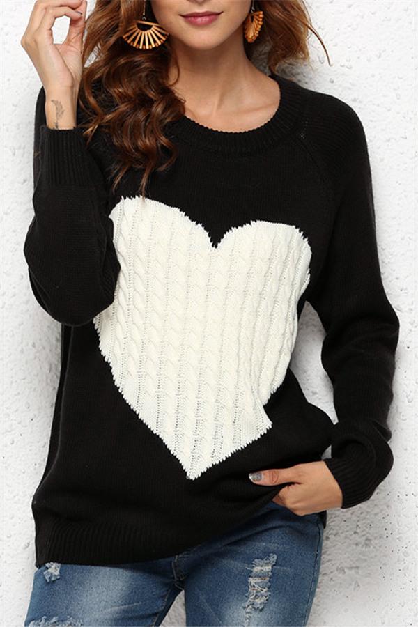 Black Sunday Mornings Sweater Pullover chicnico S White 