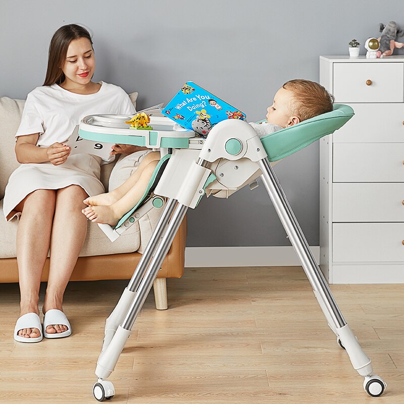 MultiFunction Reclining Baby Highfoot Feeding Chair