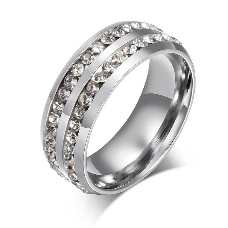 Mens white sapphire wedding on sale bands