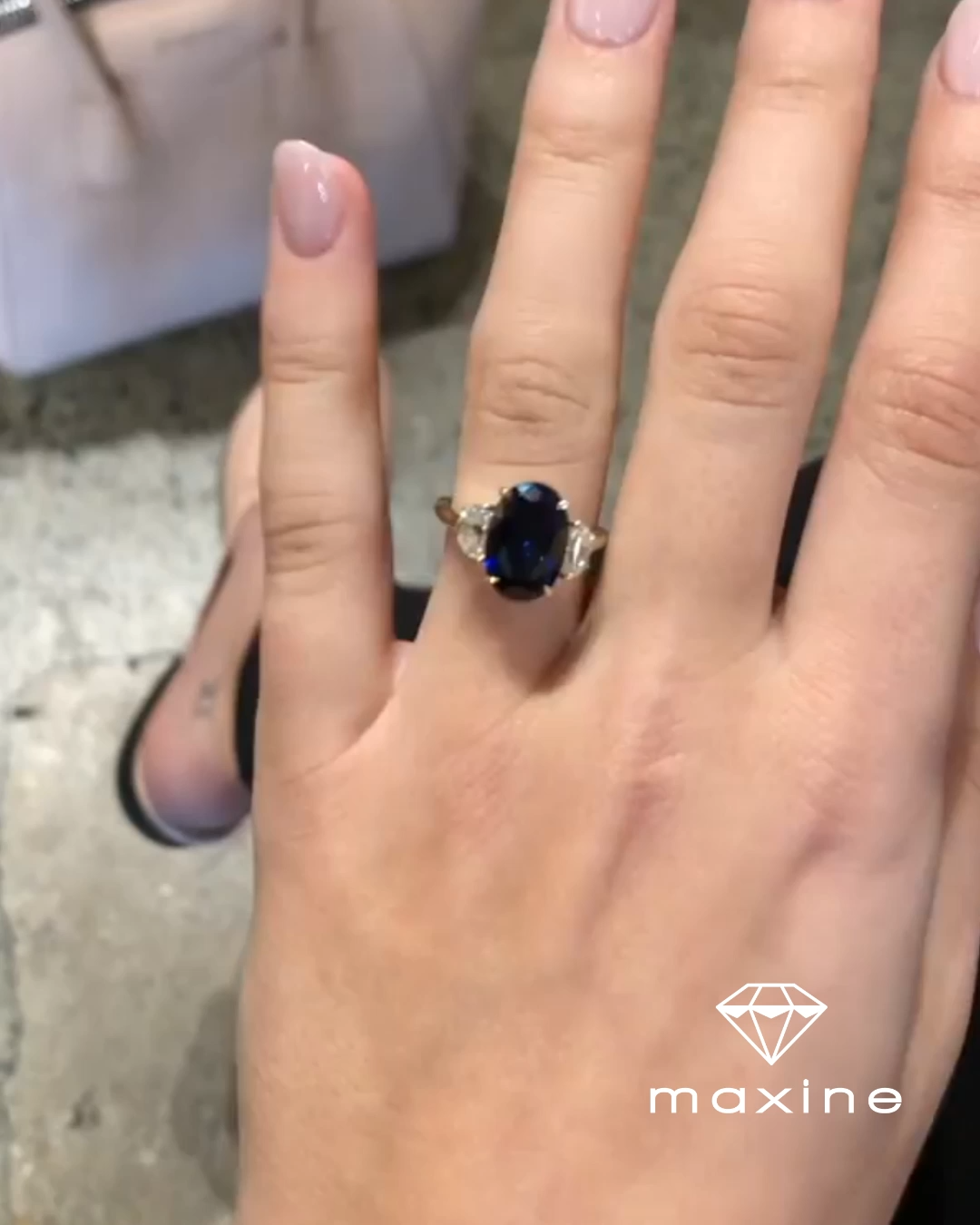 3.5 carat clearance sapphire