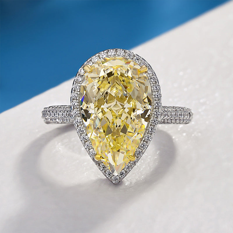 Yellow Sapphire Engagement Rings | Dhanshreegems